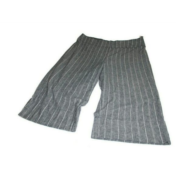 Lane Bryant Pants - SZ 22 Like New Wide Leg Linen/Rayon/Spandex Capri